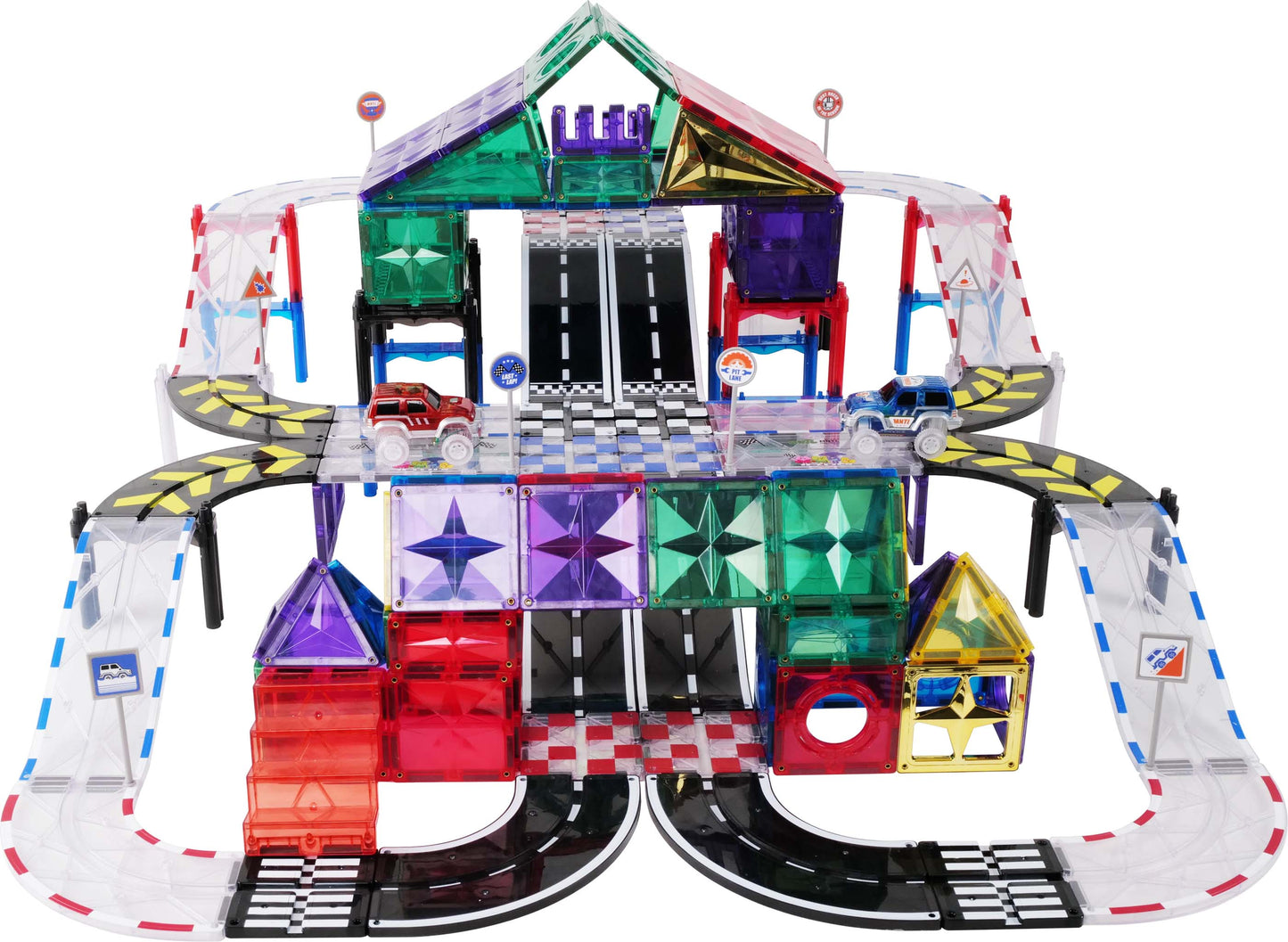 101pcs Car Track Tiles Racing Set