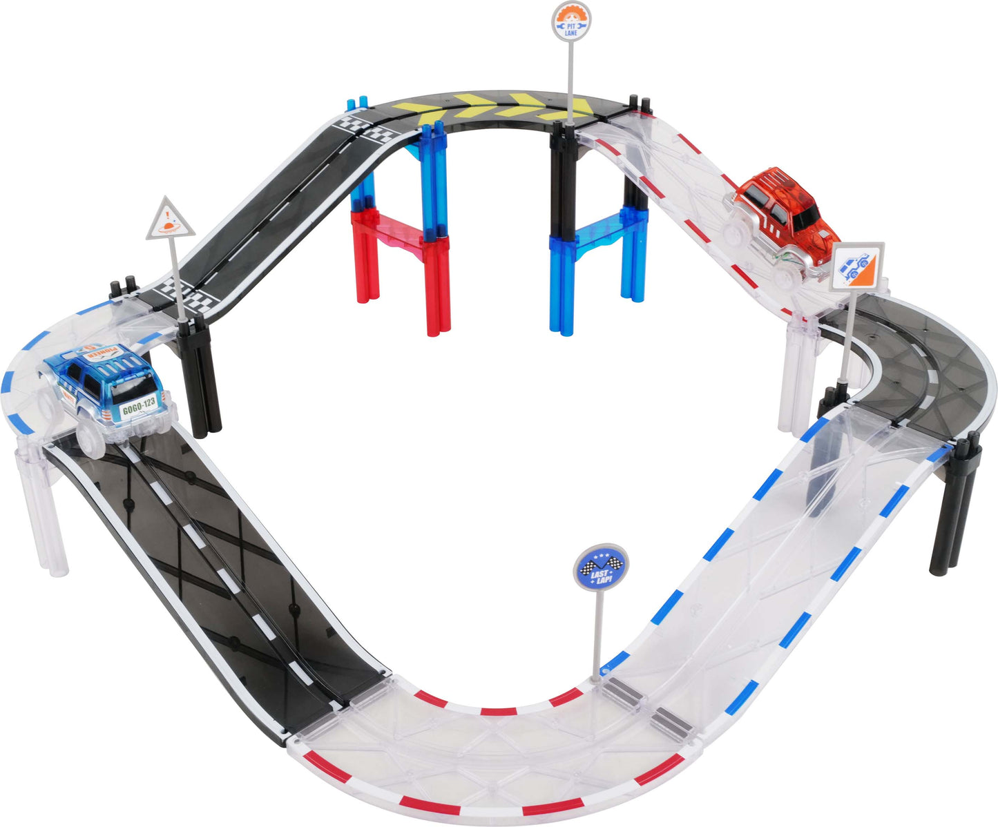 101pcs Car Track Tiles Racing Set