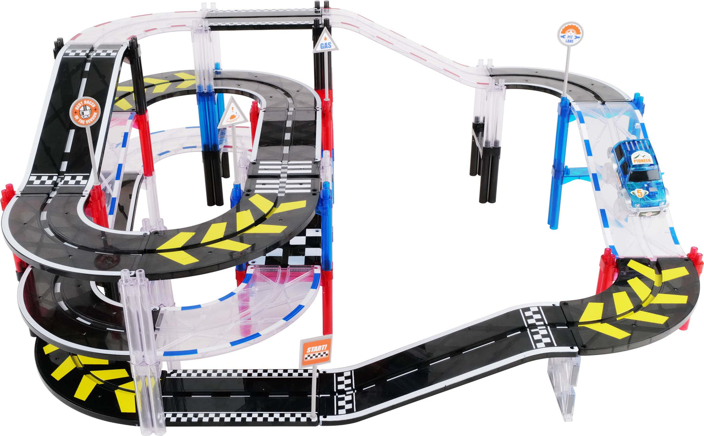 101pcs Car Track Tiles Racing Set