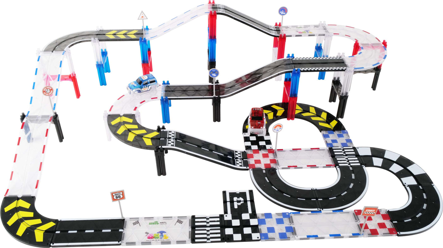 101pcs Car Track Tiles Racing Set