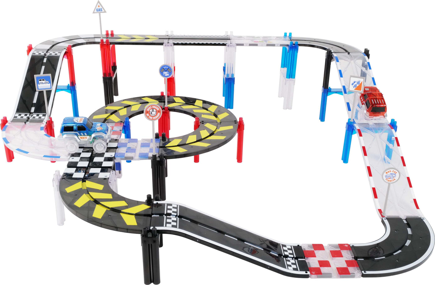 101pcs Car Track Tiles Racing Set