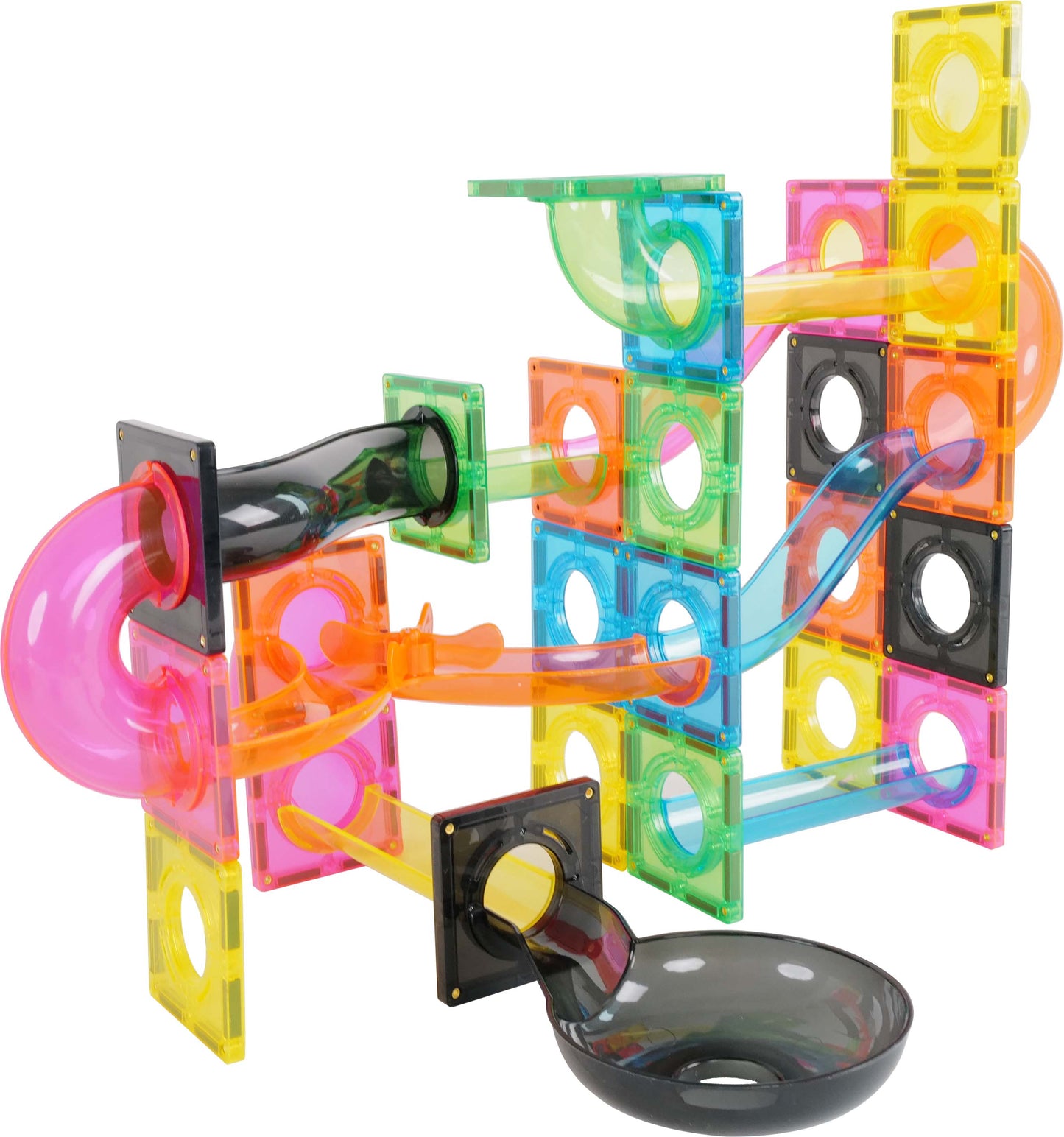Magnetic Tiles Marble Run 101 pcs Fluorescent color