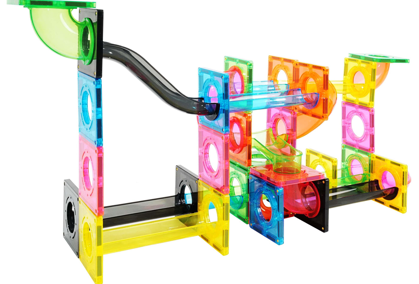 Magnetic Tiles Marble Run 101 pcs Fluorescent color