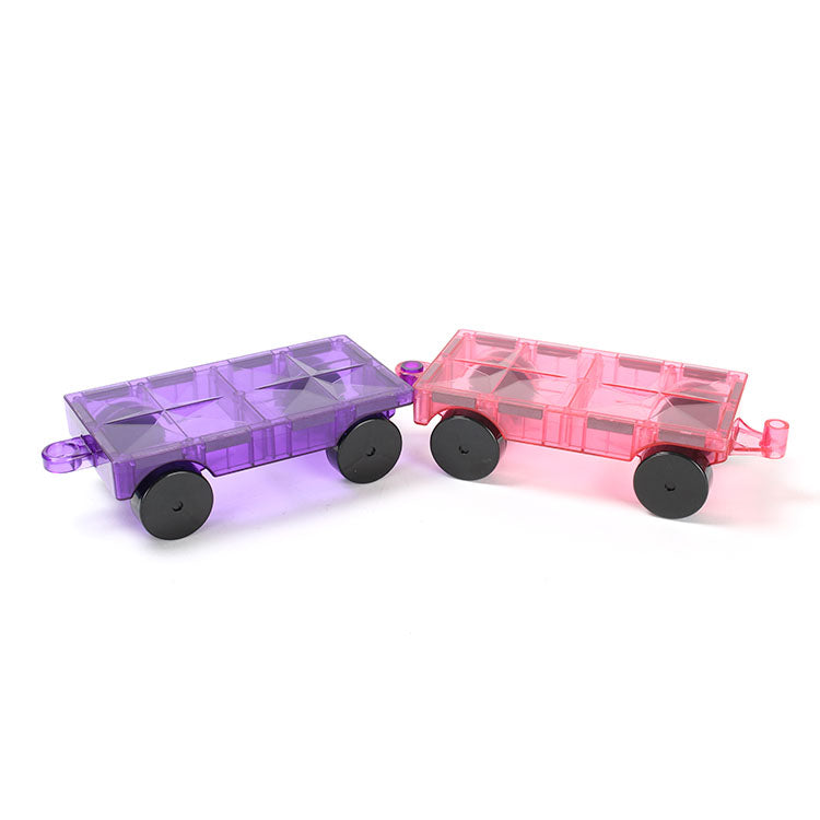 2pc Car Base Set (purple and pink)