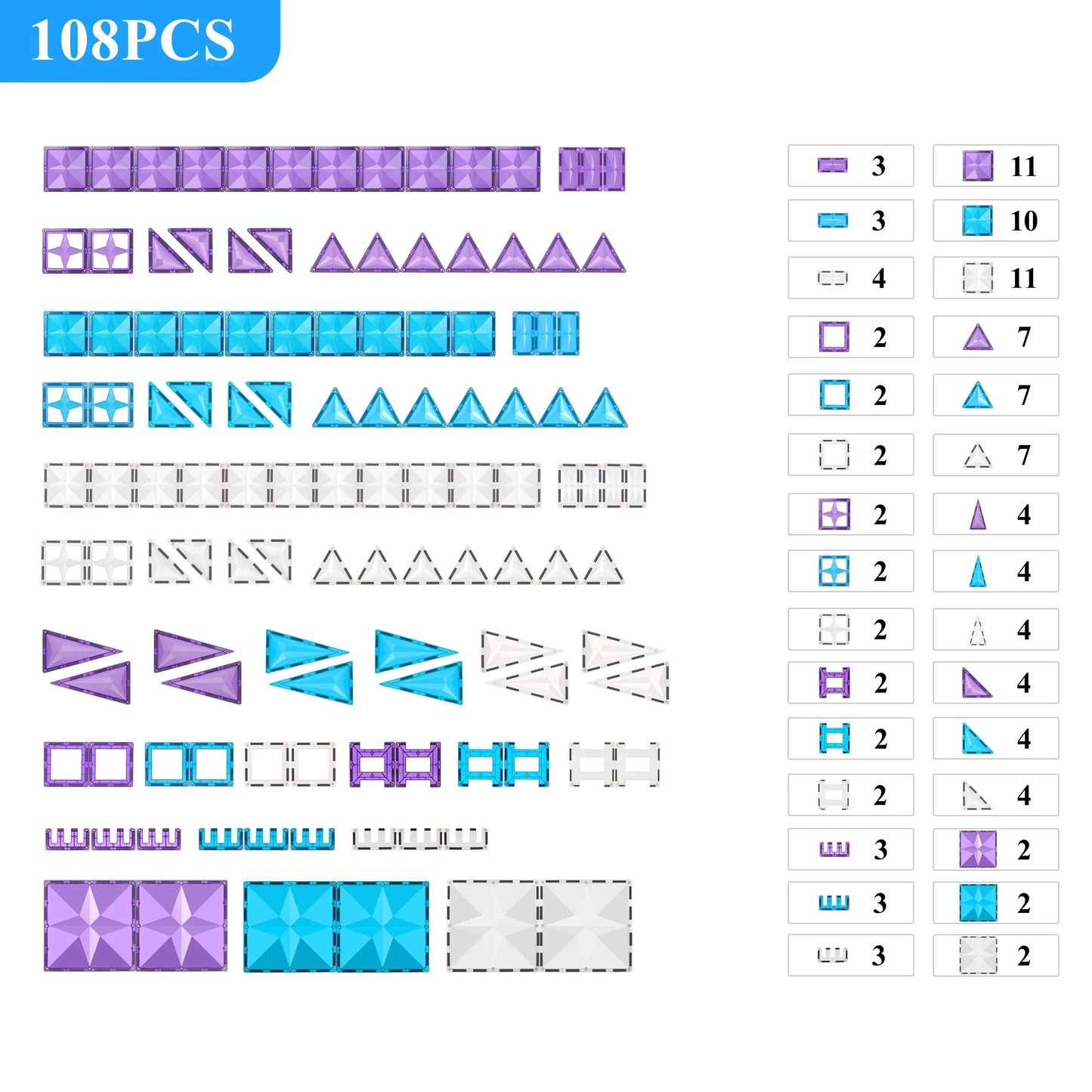 120pc Tiles Set - Frozen Theme