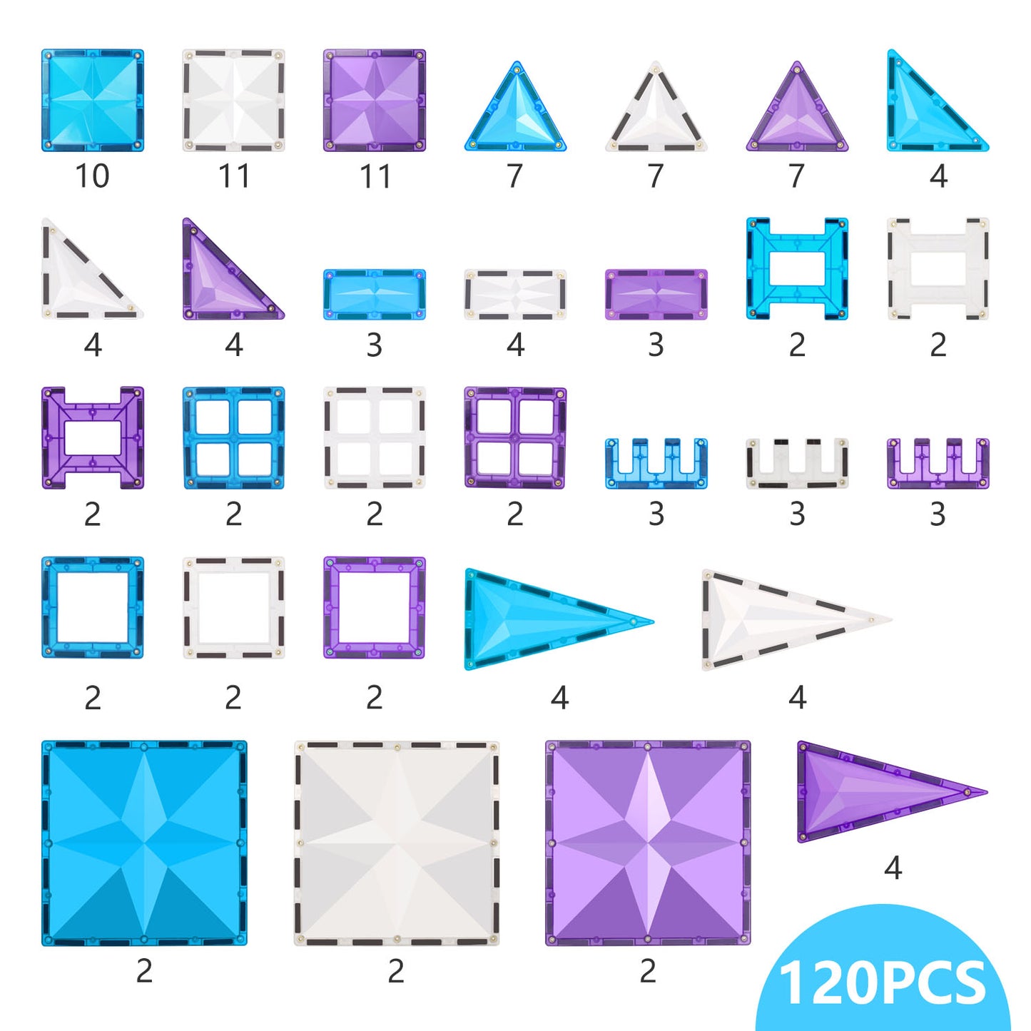 120pc Tiles Set - Frozen Theme