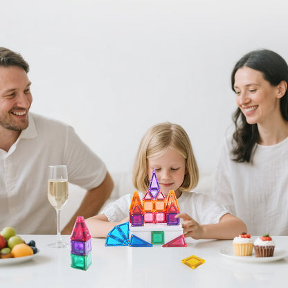 Mini Star Magnetic Tiles Travel Set 56pcs