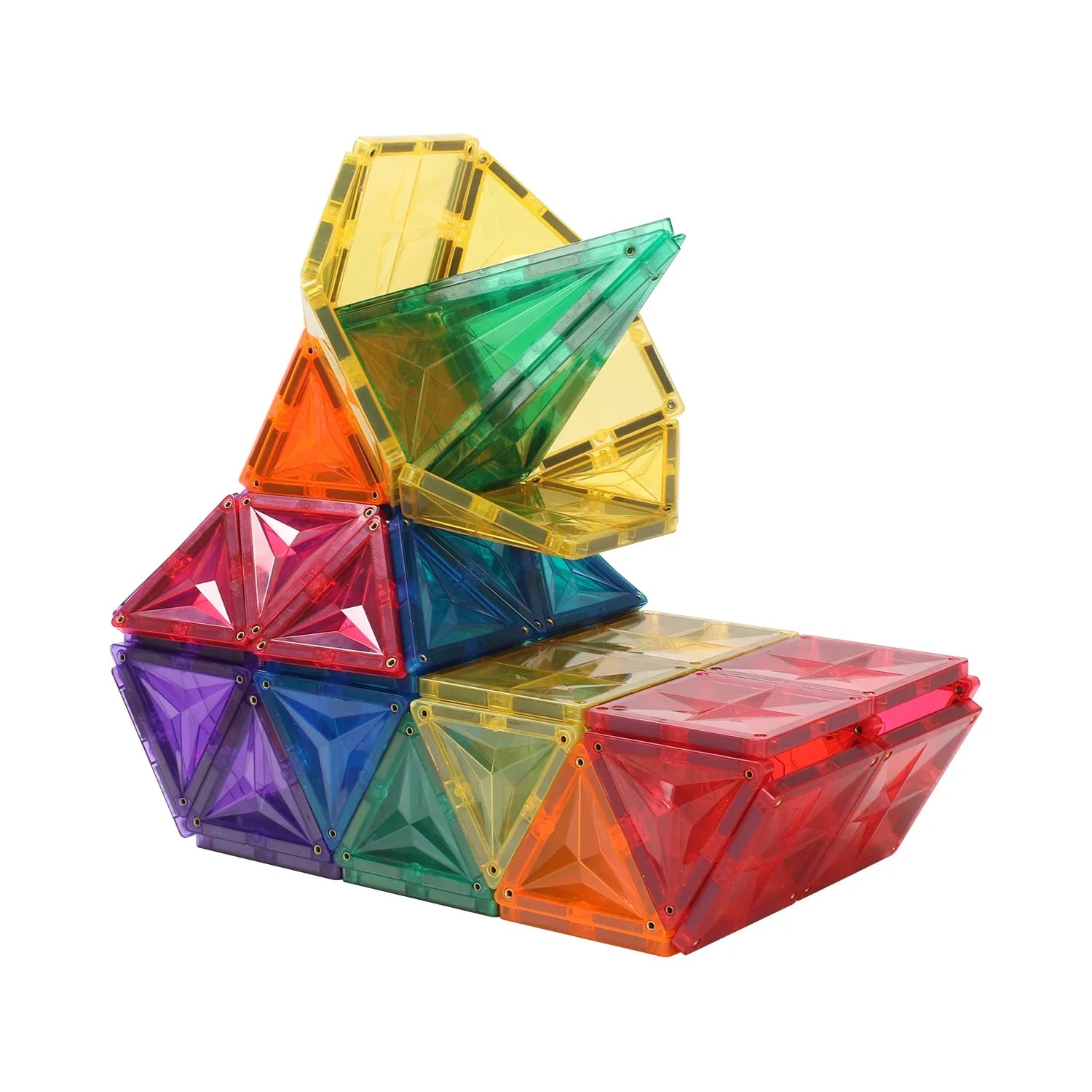 MNTL 177PC Deluxe Rainbow & Pastel Magnetic Tiles Set – MNTL