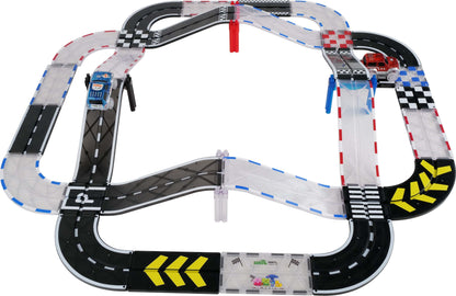 101pcs Car Track Tiles Racing Set