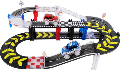 101pcs Car Track Tiles Racing Set