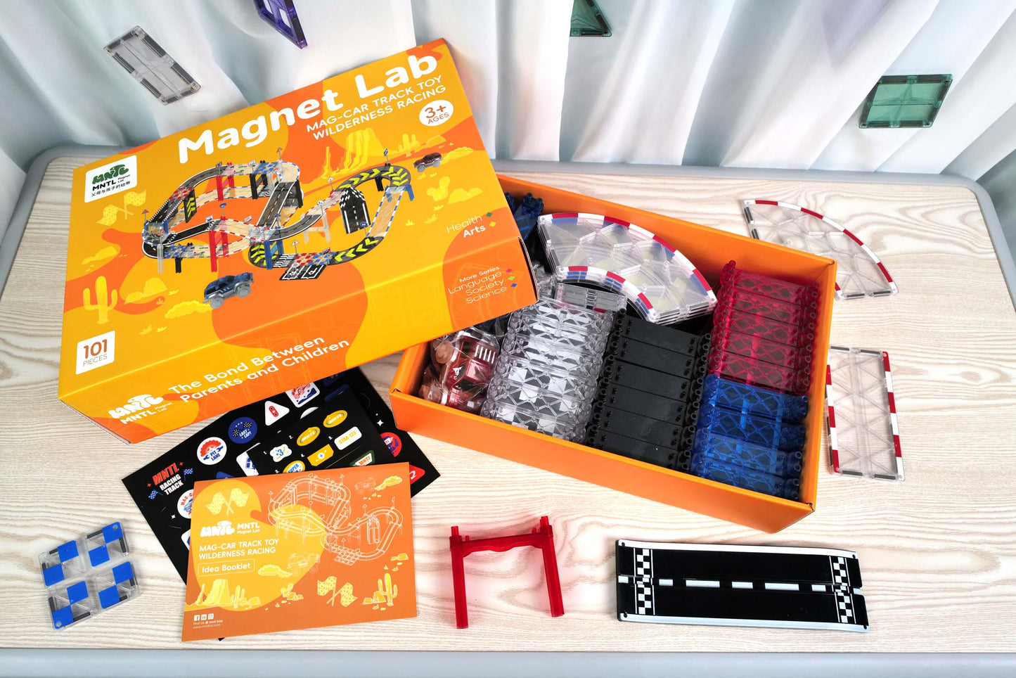 101pcs Car Track Tiles Racing Set