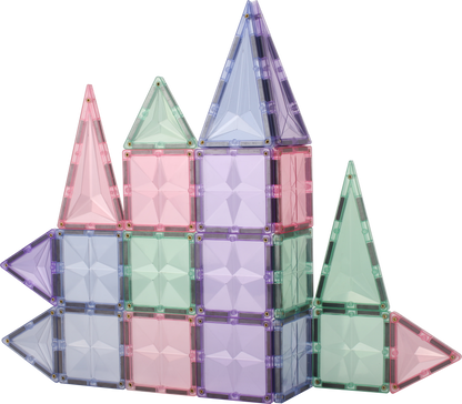 56pc Tiles Set (3 colour variants: Rainbow, pastel, ice)