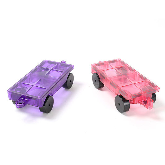 2pc Car Base Set (purple and pink)
