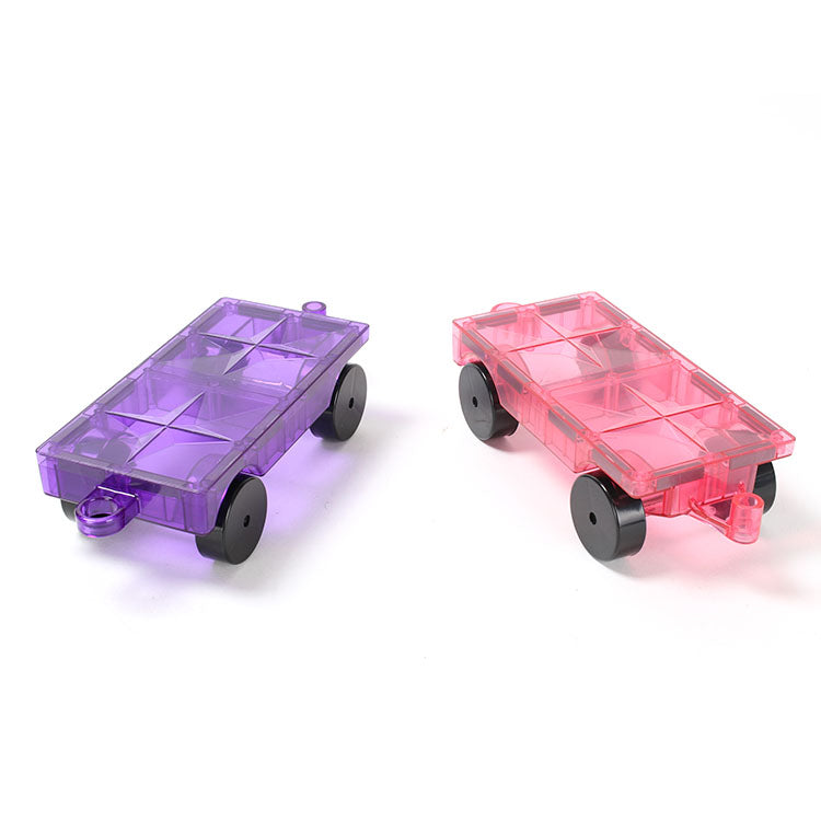 2pc Car Base Set (purple and pink)