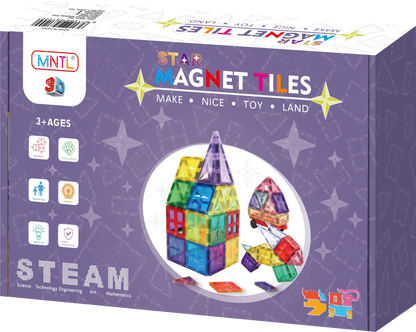 36pc Tiles Set (3 colour variants: Rainbow, pastel, ice)