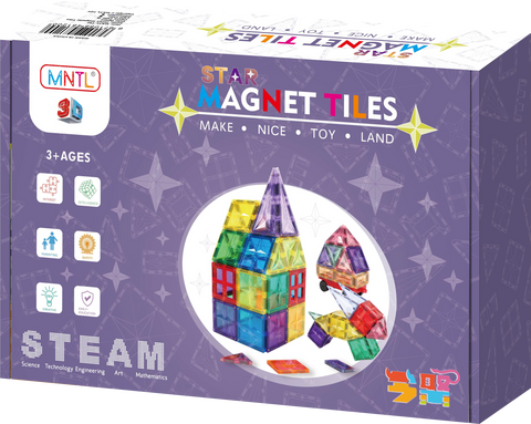 MNTL Magnetic Tiles 36pc Set (3 variants)