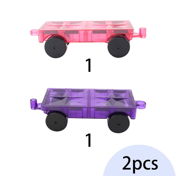 2pc Car Base Set (purple and pink)